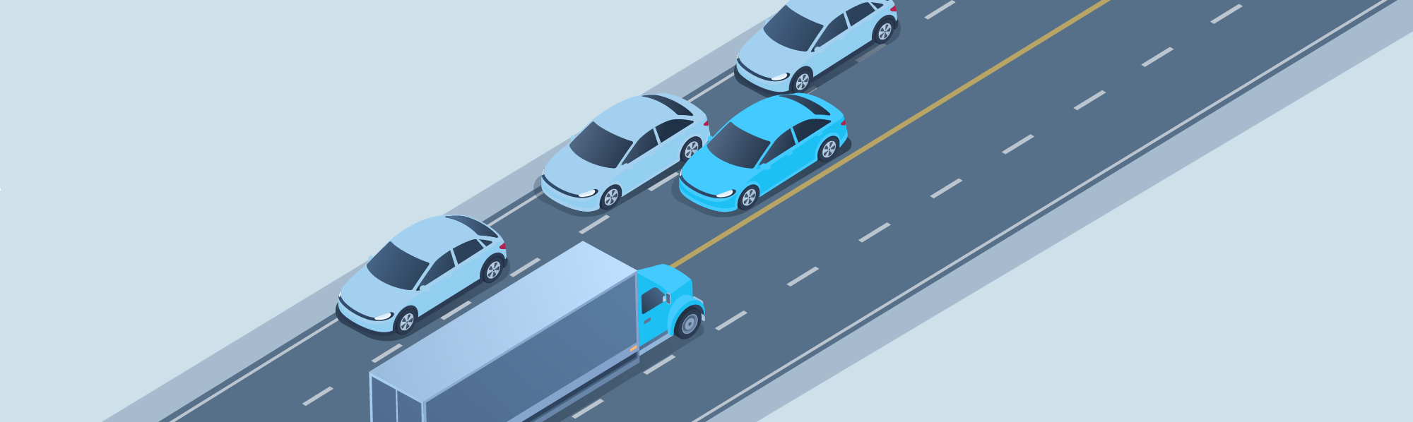 Driving along - When driving between oncoming traffic and parked vehicles, you should: