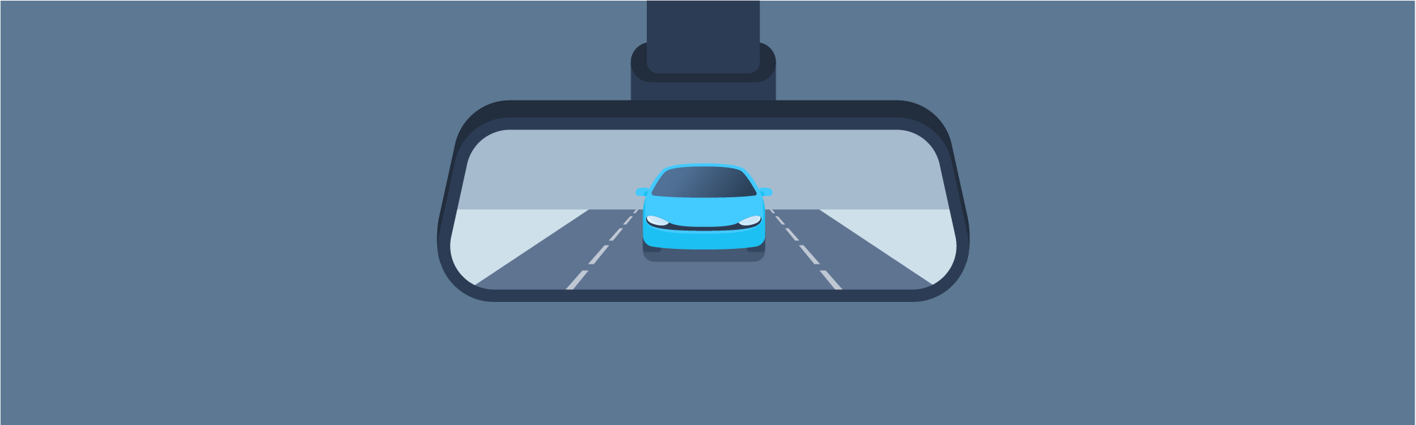 Getting ready to drive - What is the purpose of an interior rearview mirror?