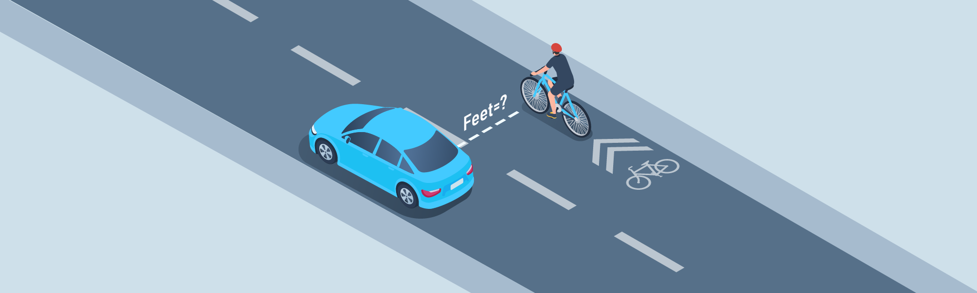 Sharing the road - What is the safe passing distance you must maintain when passing a vulnerable road user, such as a pedestrian or bicyclist?