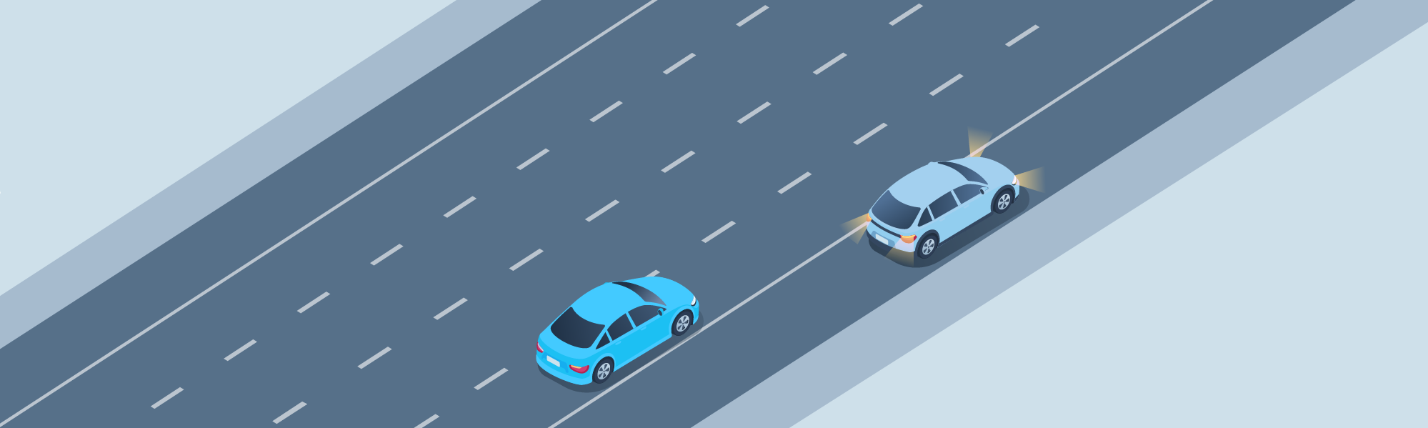 Changing positions - If you approach a vehicle stopped on the shoulder of a multi-lane interstate or highway, you should: