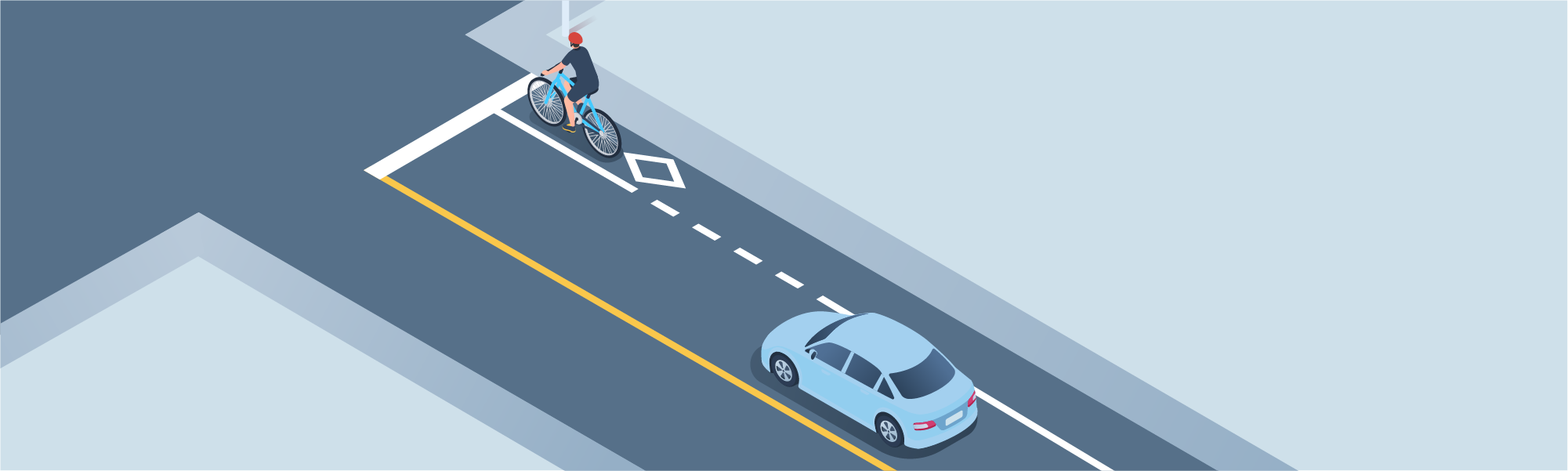 Sharing the road - Bike lanes are reserved for:
