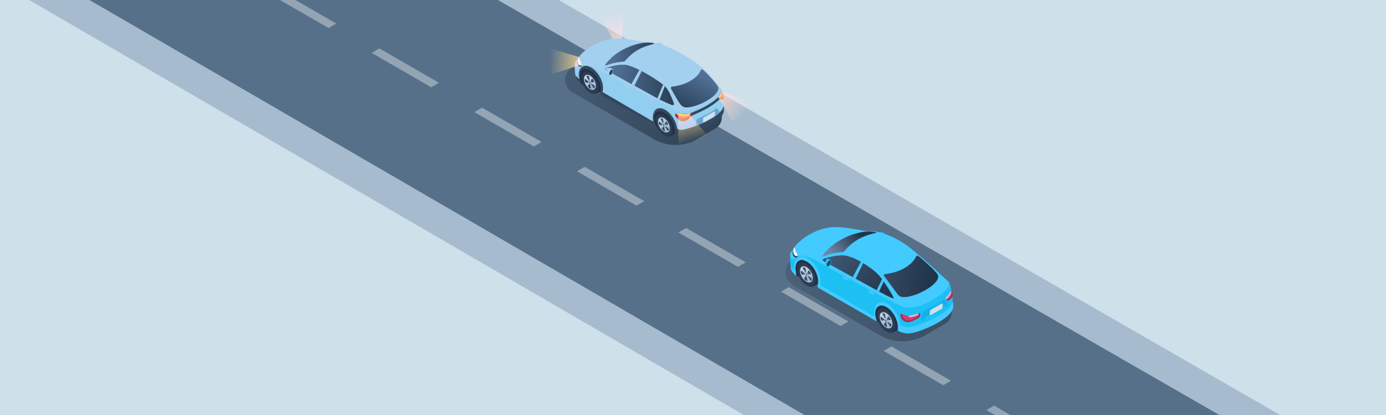 Changing positions - What should you do when approaching a parked vehicle with amber flashing lights?