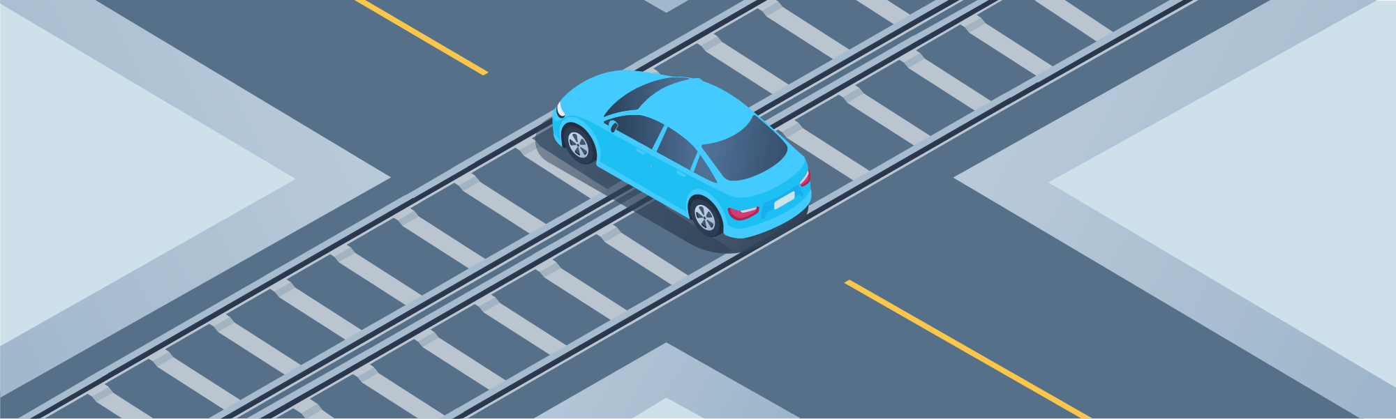 Stopping - If your vehicle stalls on railroad tracks and cannot be moved, what should you do?