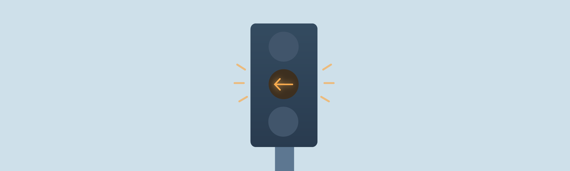 Intersections - What does a flashing yellow arrow indicate?