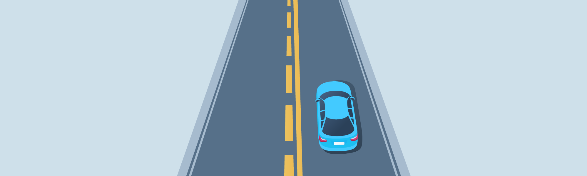 Changing positions - When there is one solid yellow line and one broken yellow line separating opposing lanes of traffic, you should: