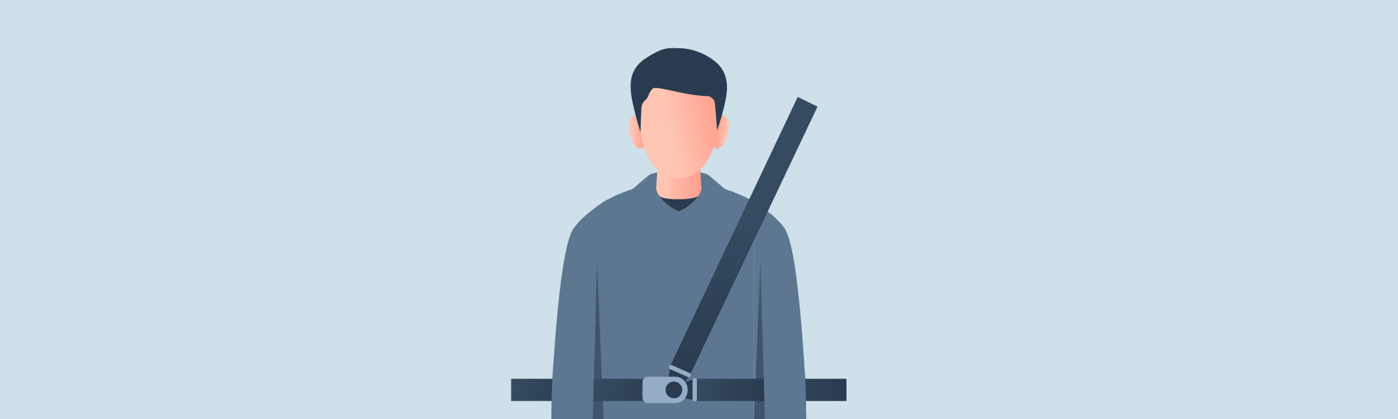 Getting ready to drive - How should you wear your seat belt for maximum safety?